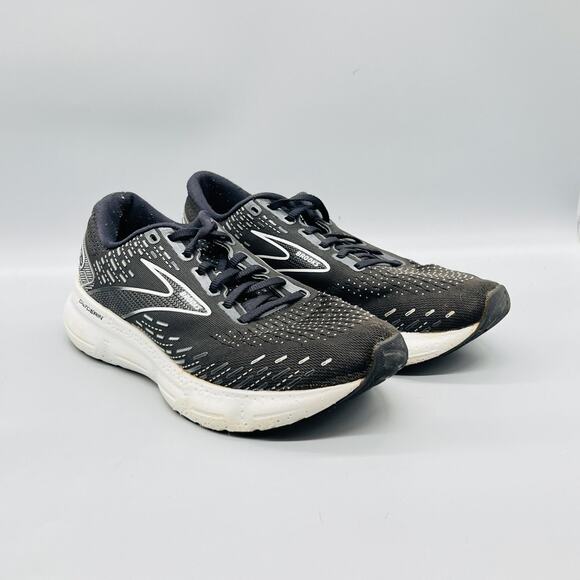 Brooks Shoes Men 9 Black Mesh Glycerin 20 Road Running Athletic Sneakers Comfort main image 4